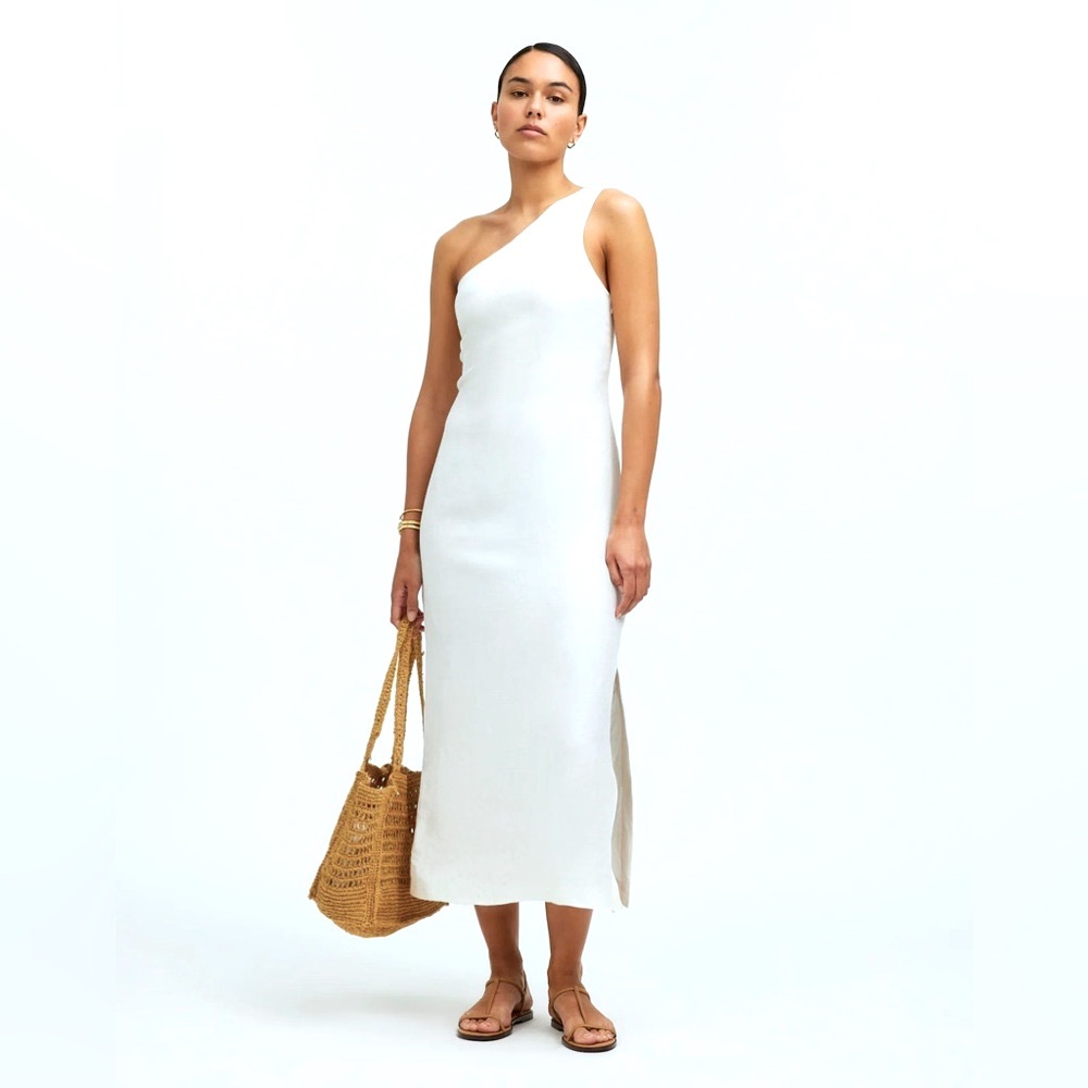 ❌SOLD❌ Madewell One-Shoulder Midi Dress